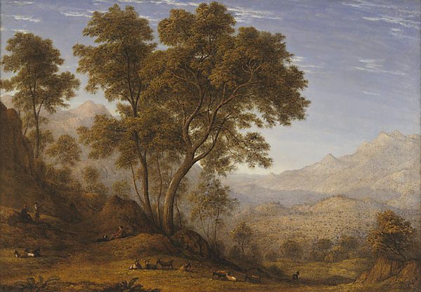 My Last View of Italy by John Glover, hand-painted oil reproduction