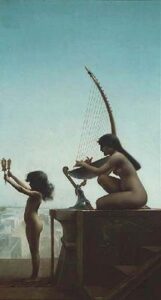 Mystic Blessings by Luis Ricardo Falero, hand-painted oil painting reproduction