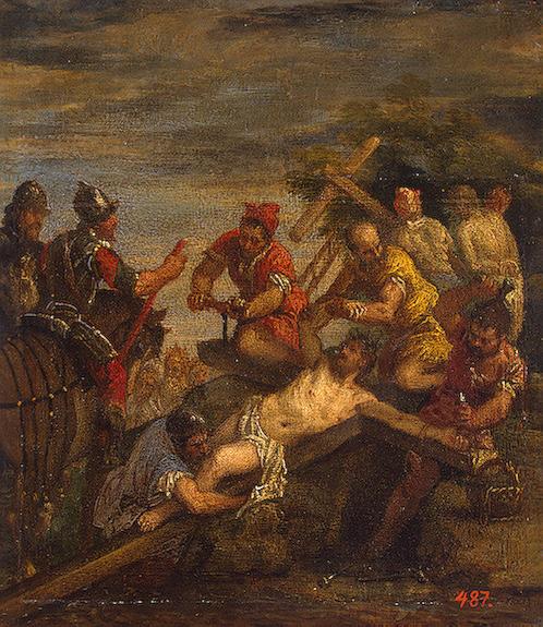 Nailing to the Cross by Paolo Veronese, hand-painted oil reproduction