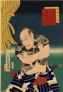 Nakamura Tsuruzo by Utagawa Kunisada, hand-painted oil painting reproduction
