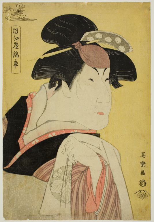 Nakayama Tomisaburo by Toshusai Sharaku, hand-painted oil reproduction