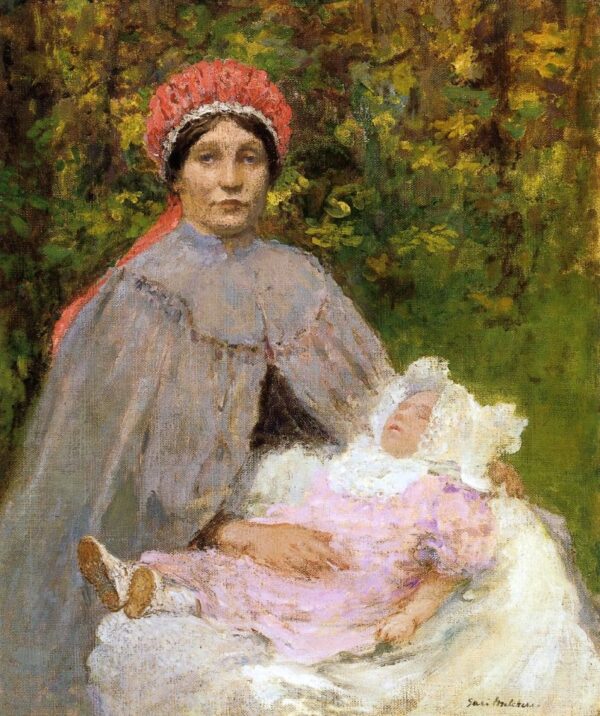 Napping by Gari Melchers, hand-painted oil reproduction