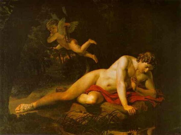 Narcissus by Karl Briullov, hand-painted oil painting reproduction