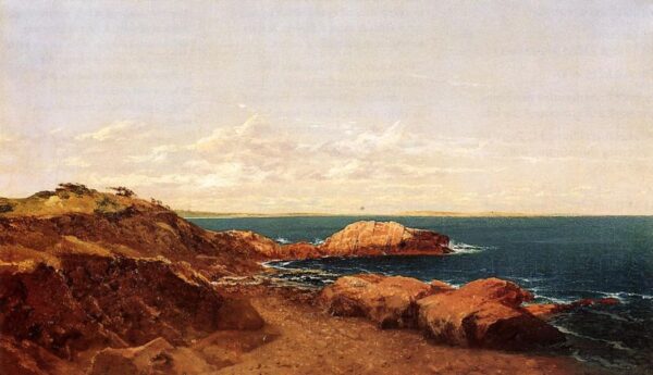 Narragansett Coast by John Frederick Kensett, hand-painted oil painting reproduction