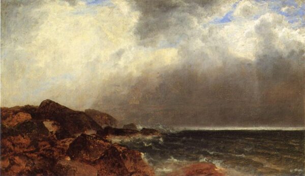 Narragansett Coast II by John Frederick Kensett, hand-painted oil painting reproduction