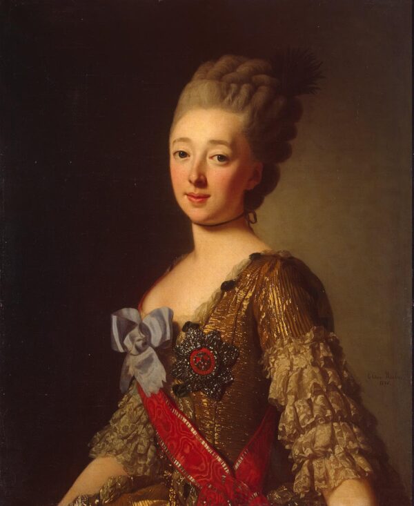 Natalia Alexeievna of Russia by Alexander Roslin, hand-painted oil painting reproduction