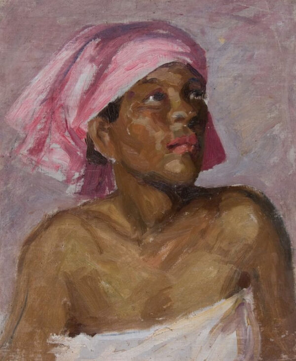 Native Woman of the Windward Isles by Geoffrey Stephen Allfree, hand-painted oil painting reproduction
