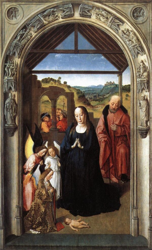 Nativity by Dieric Bouts the Elder, hand-painted oil painting reproduction