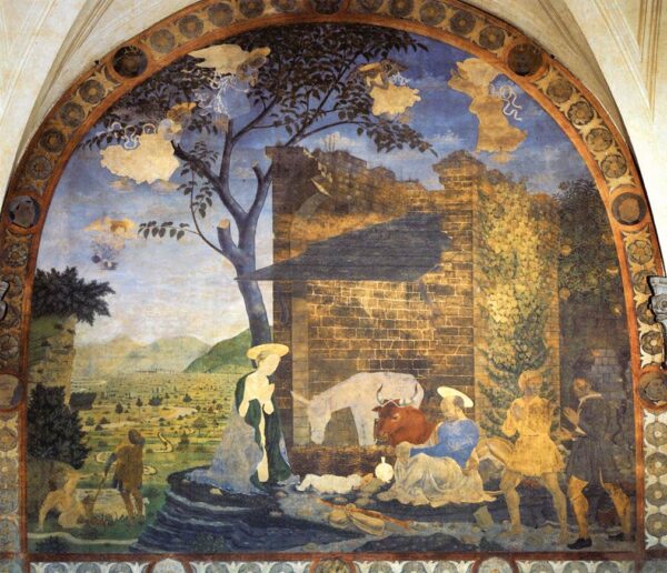 Nativity by Alessio Baldovinetti, hand-painted oil painting reproduction