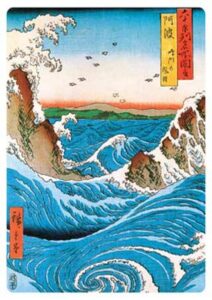 Navaro Rapids by Ando Hiroshige, hand-painted oil painting reproduction