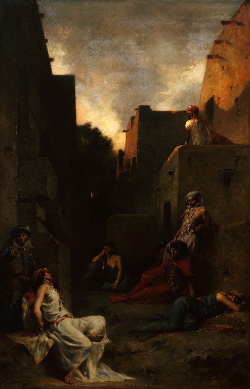 Women of the Ouled Nayls by Fromentin, hand-painted oil reproduction