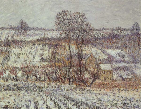 Near Pontoise by Gustave Loiseau, hand-painted oil painting reproduction