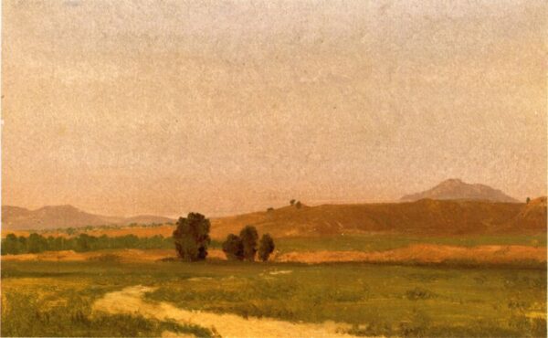 Nebraska, On the Plains by Albert Bierstadt, hand-painted oil painting reproduction