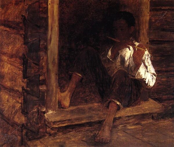 Negro Boy by Eastman Johnson, hand-painted oil painting reproduction
