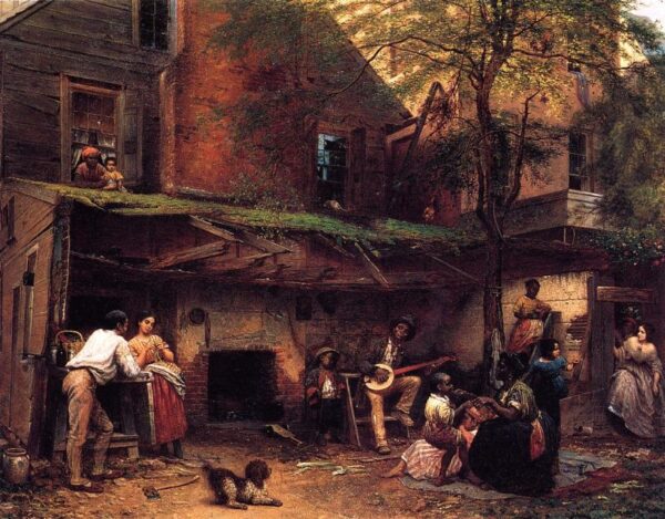Negro Life in the South by Eastman Johnson, hand-painted oil painting reproduction