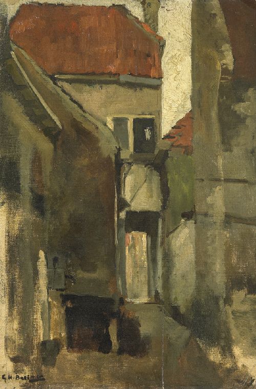 Neighborhood in Rijswijk Near the Hague by George Hendrik Breitner, hand-painted oil reproduction