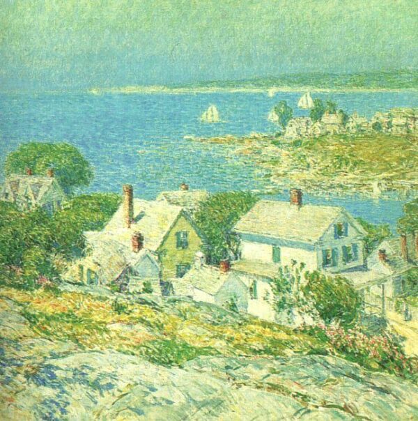New England Headlands by Frederick Childe Hassam, hand-painted oil painting reproduction