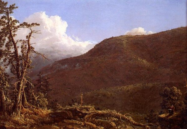 New England Landscape by Frederic Edwin Church, hand-painted oil reproduction