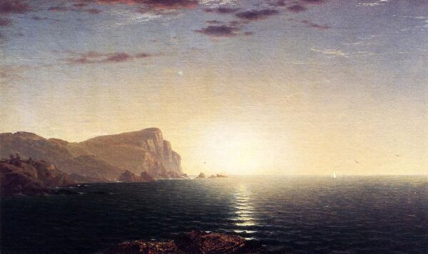 New England Sunrise by John Frederick Kensett, hand-painted oil painting reproduction