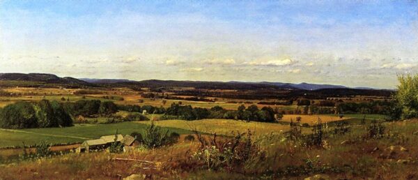 New Hampshire Landscape by James McDougal Hart, hand-painted oil painting reproduction