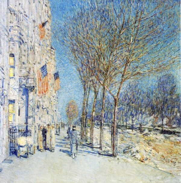 New York Landscape by Frederick Childe Hassam, hand-painted oil painting reproduction