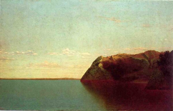 Newport Rocks by John Frederick Kensett, hand-painted oil painting reproduction