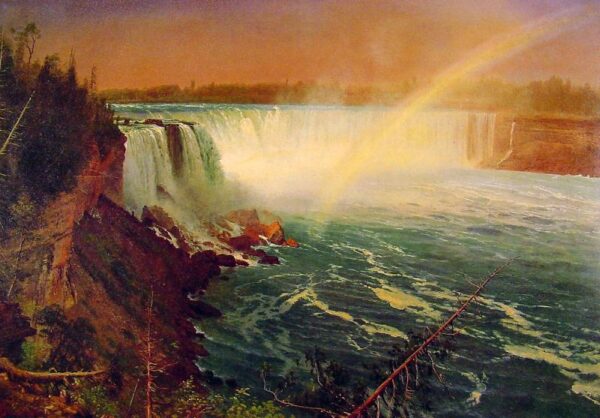 Niagara by Albert Bierstadt, hand-painted oil painting reproduction