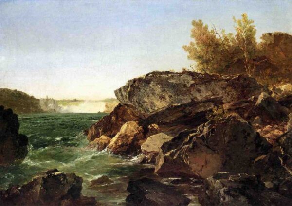 Niagara Falls by John Frederick Kensett, hand-painted oil painting reproduction