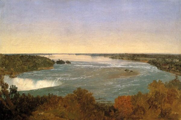 Niagara Falls and the Rapids by John Frederick Kensett, hand-painted oil painting reproduction