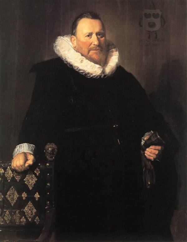 Nicolaes Woutersz van der Meer by Frans Hals, hand-painted oil painting reproduction