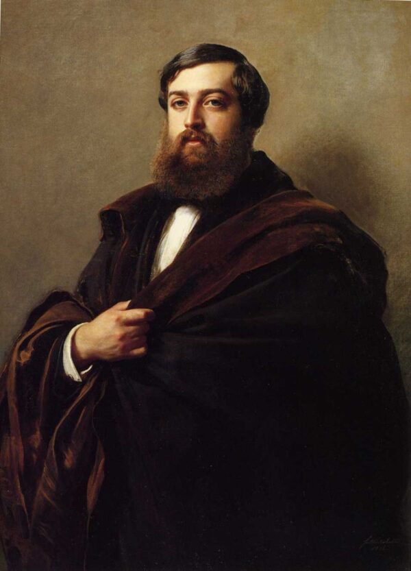 Alfred-Emilien, Comte de Nieuwerkerke by Franz Xavier Winterhalter, hand-painted oil painting reproduction