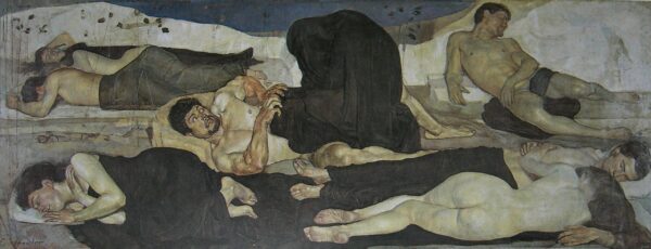 Night by Ferdinand Hodler, hand-painted oil painting reproduction