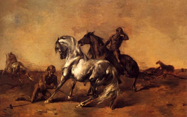 Night Robbers by Fromentin, hand-painted oil painting reproduction