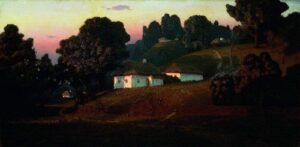 Night in the Ukraine 1878 by Arkhip Kuindzhi, hand-painted oil painting reproduction