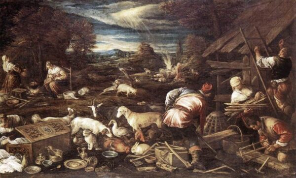 Noah’s Sacrifice by Jacopo Bassano, hand-painted oil painting reproduction