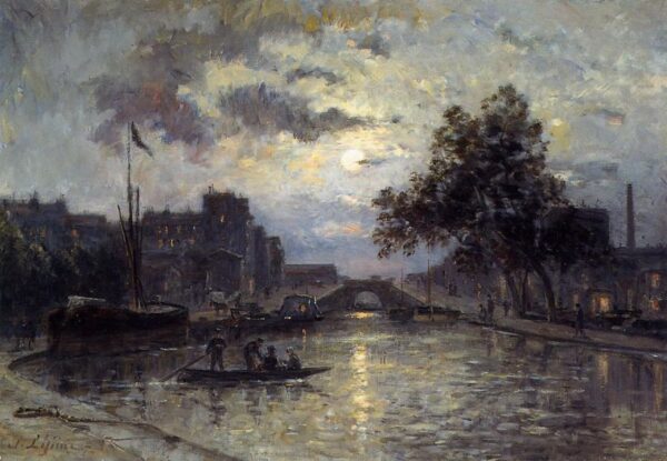 Nocturn by Stanislas Lépine, hand-painted oil painting reproduction