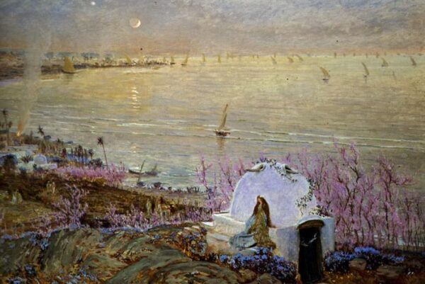 Nocturno by Antonio Muñoz Degrain, hand-painted oil painting reproduction