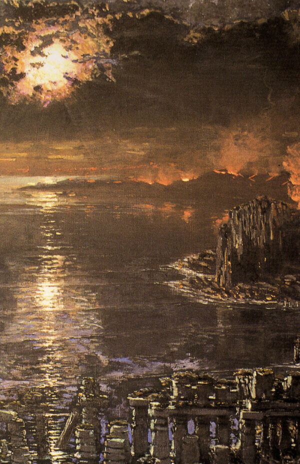 Nocturno b by Antonio Muñoz Degrain, hand-painted oil painting reproduction