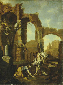 Noli Me Tangere by Alessandro Magnasco, hand-painted oil painting reproduction