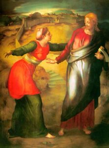Noli me Tangere by Agnolo Bronzino, hand-painted oil painting reproduction