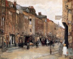 Noordeinde Den Haag by Floris Arntzenius, hand-painted oil painting reproduction