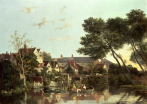 Norwich River Afternoonx 1812 19 by John Crome, hand-painted oil painting reproduction