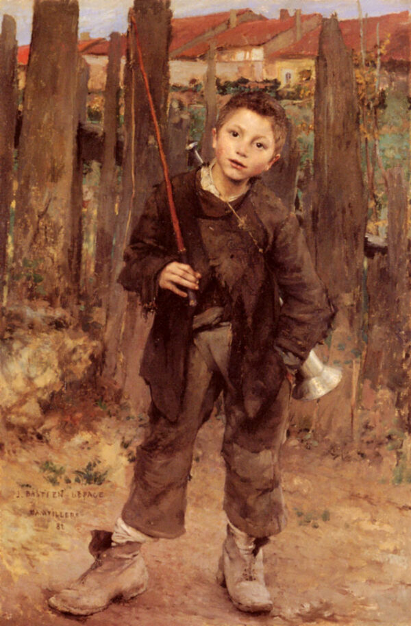 Nothing Doing by Jules Bastien-Lepage, hand-painted oil painting reproduction
