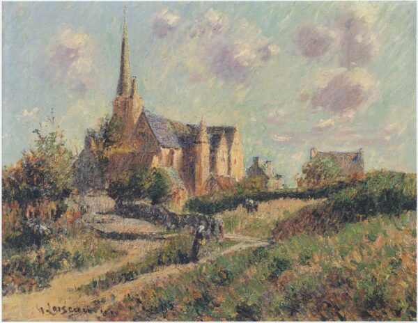 Notre Dame de la Clarte by Gustave Loiseau, hand-painted oil reproduction