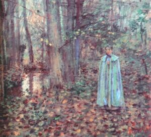 November by Theodore Robinson, hand-painted oil painting reproduction