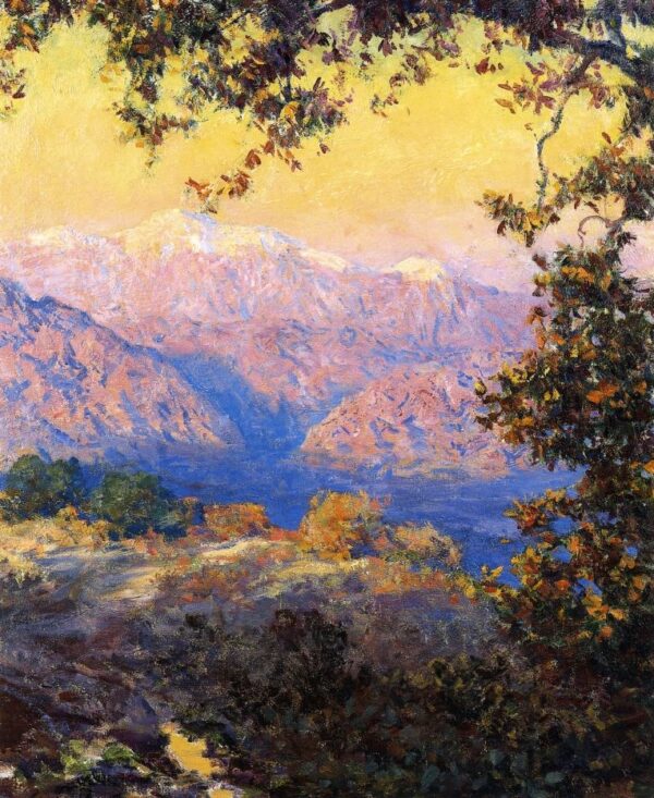 November Morning by Theodore Clement Steele, hand-painted oil painting reproduction