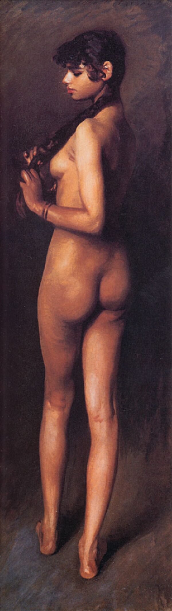 Nude Egyptian Girl by John Singer Sargent, hand-painted oil painting reproduction
