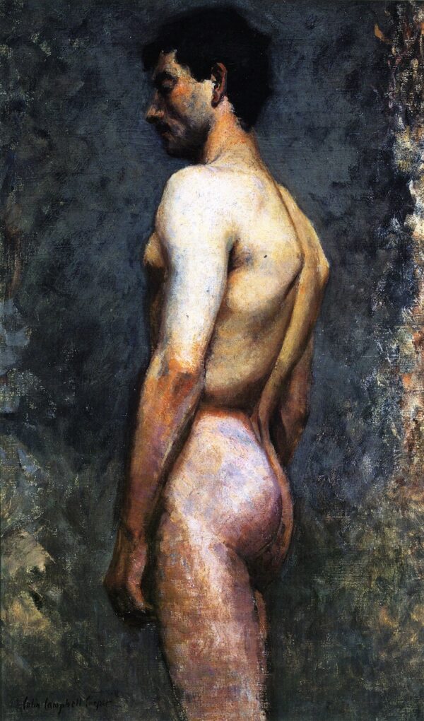 Nude Male Study by Colin Campbell Cooper, hand-painted oil painting reproduction