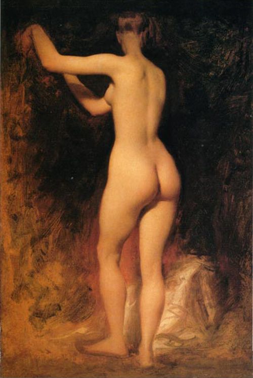 Nude Study by William Etty, hand-painted oil reproduction