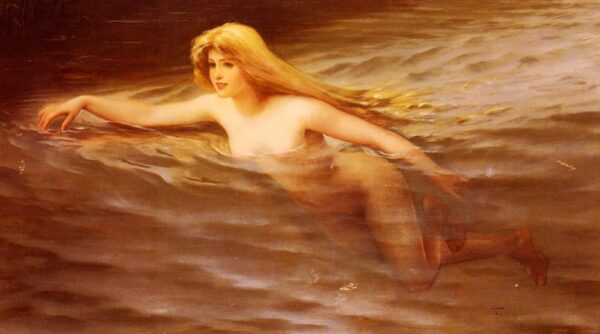 Nymph by Luis Ricardo Falero, hand-painted oil painting reproduction